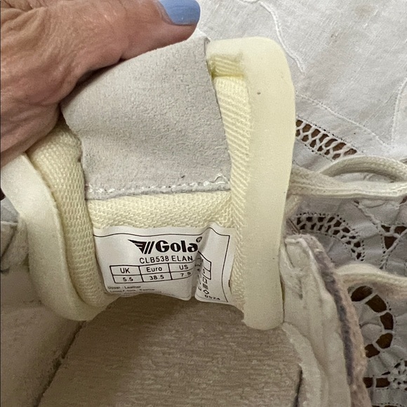 Gola Elan size 7.5 Bone-Navy-Red Men’s 7.5 - Picture 12 of 13